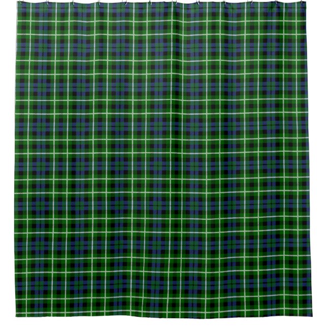 Cortina Para Box Graham Tartan Chá Curtain (Frente)