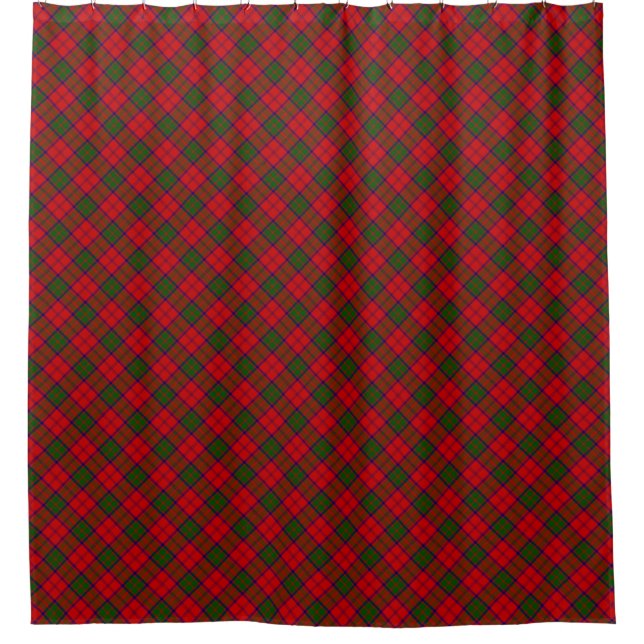 Cortina Para Box Grant tartan Red xadrez (Frente)