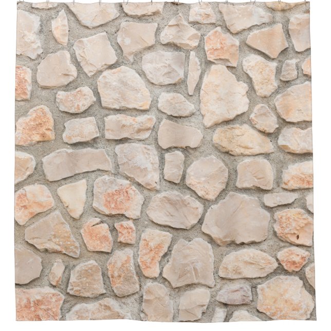 Cortina Para Box Gray stone wall background. stone, texture, wall,  (Frente)