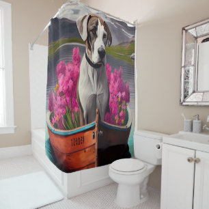 Cortina Para Box Great Dane em uma Canoa: Uma Aventura Cênica