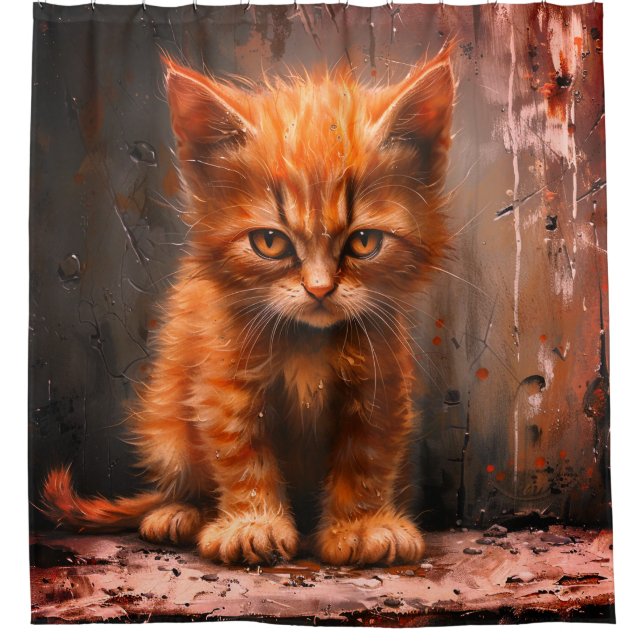 Cortina Para Box Grumpy Kitten (Frente)