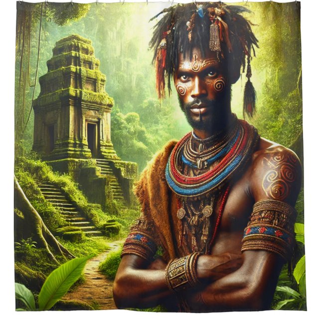 Cortina Para Box Guerreiro (Frente)