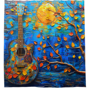 Cortina Para Box Guitar Art