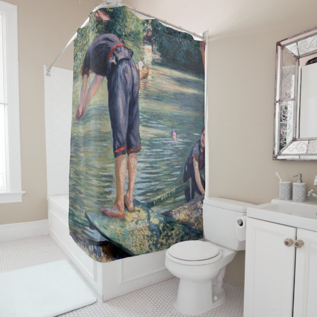 Cortina Para Box Gustave Caillebotte - Bathers, Banco dos Yerres (In Situ)