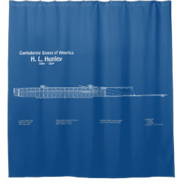 Cortina Para Box H. L. Hunley - Ship Blueprint Plan ABD