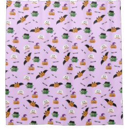 Cortina Para Box Halloween Jack O Lanterna Costume Roxo