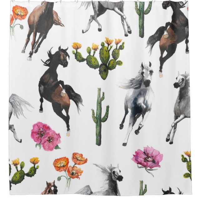 Cortina Para Box Hand drawn illustration. Seamless pattern. Cute ca (Frente)