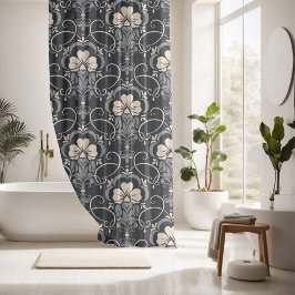 Cortina Para Box Harmonia do Flor da Meia-Noite