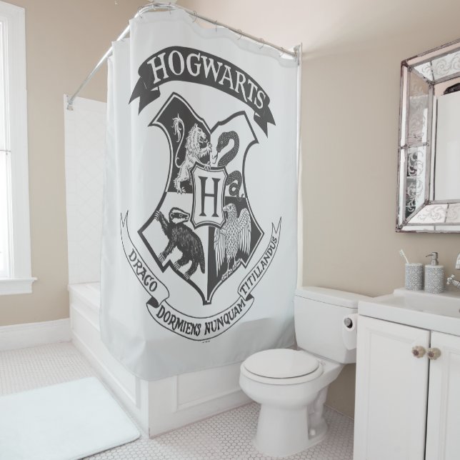 Cortina Para Box Harry Potter | Retro Hogwarts Crest (In Situ)