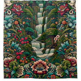 Cortina Para Box "Haven de cascata exótica"