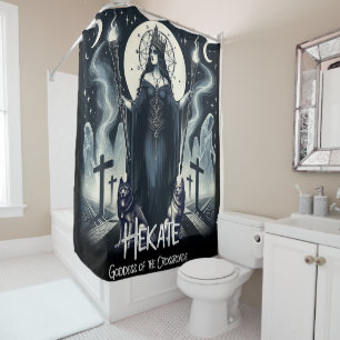 Cortina Para Box Hekate Deusa das Encruzilhadas Espíritos Fantasmag