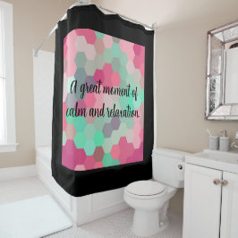 Cortina Para Box Hexagon black