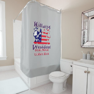 Cortina Para Box Hillary Para Presidente EUA Somos Mais Fortes Junt