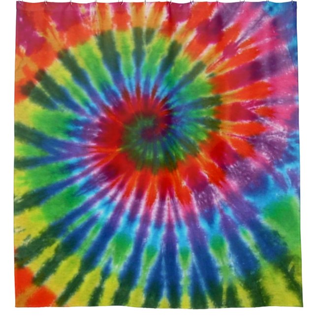 Cortina Para Box Hippy Tie Dye 60s (Frente)