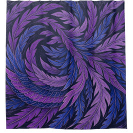 Cortina Para Box Hokusai Phoenix Motif Japanese Art Shower Curtain