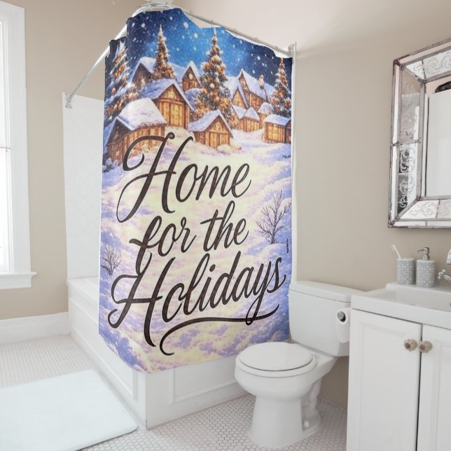 Cortina Para Box 'Home for the Holidays'  (In Situ)