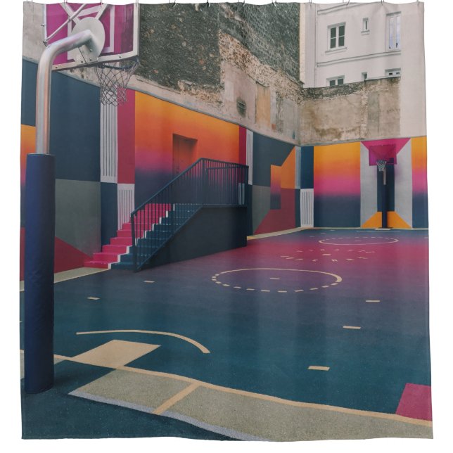 Cortina Para Box Hoop de basquetebol (Frente)