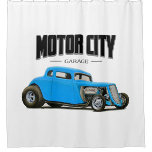 Cortina Para Box Hot rod da garagem da cidade do motor