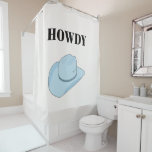 Cortina Para Box Howdy Cowboy Hat Baby Blue<br><div class="desc">Olá,  Chapéu de Cowboy.</div>