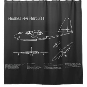 Cortina Para Box Hughes H-4 Hércules Spruce Goose - Planos de Avião