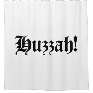 Cortina Para Box Huzzah! {Tipografia medieval}