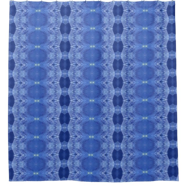 Cortina Para Box Hy Blue Ikat 7 (Frente)