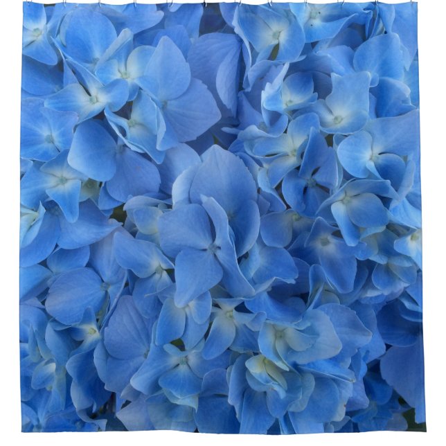 Cortina Para Box Hydrangea azul (Frente)