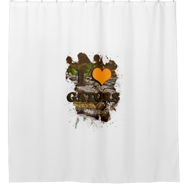 Cortina Para Box I Heart Gators (Frente)