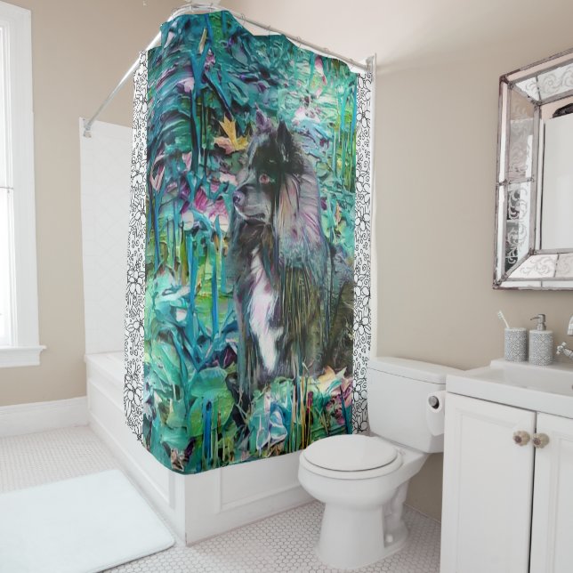 Cortina Para Box IHANA - Cortina de chá de Lapphund Finlandês (In Situ)