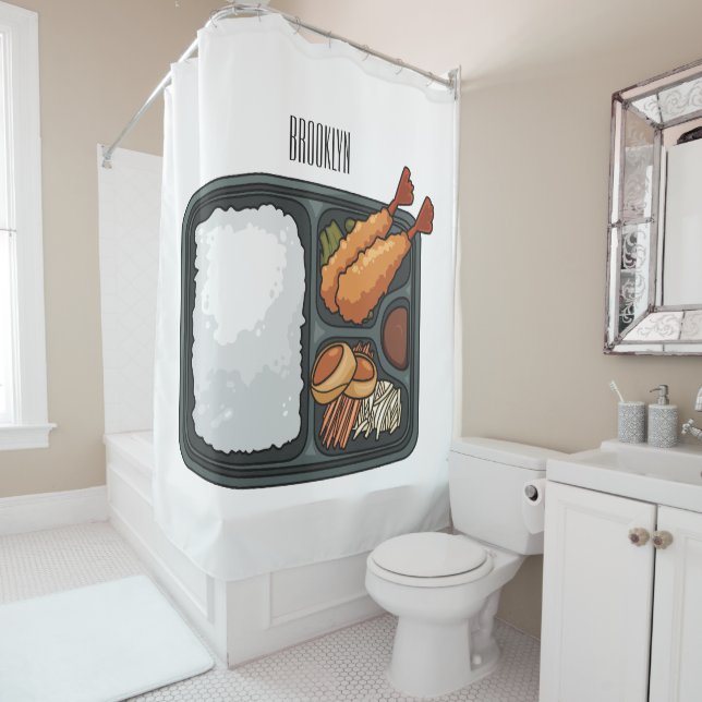 Cortina Para Box Ilustração de desenho animado de Bento (In Situ)