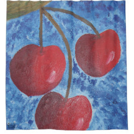 Cortina Para Box Imagen de mi obra Cerezas