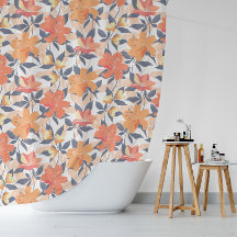 Impressão Floral Colorida Vibrante