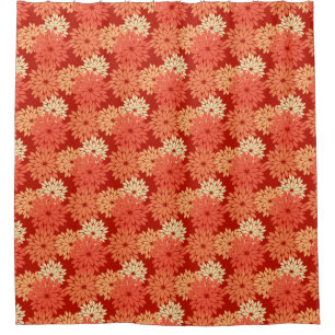 Cortina Para Box Impressão floral moderno do quimono, tanjerina