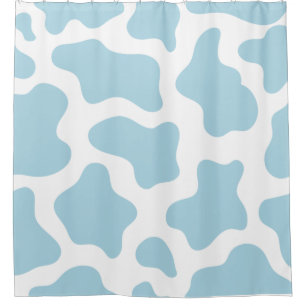 Cortina Para Box impressão kawaii azul pastel