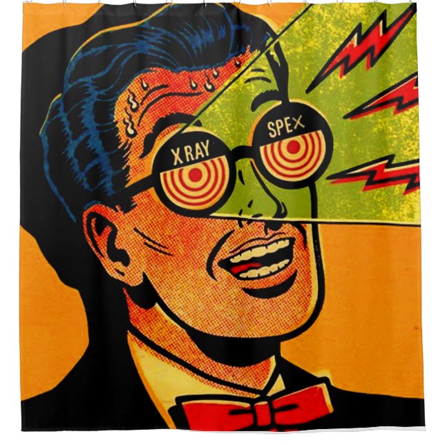 Cortina Para Box Impressão Xray Spex (Frente)