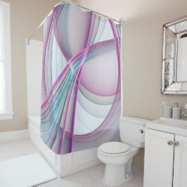 Cortina Para Box In Motion, Modern Abstract Colorful Fractal Art