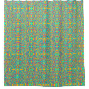 Cortina Para Box indiano do abstrato do verde de jade ou do Oriente