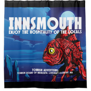 Cortina Para Box Innsmouth Viagens vintage Lovecraft