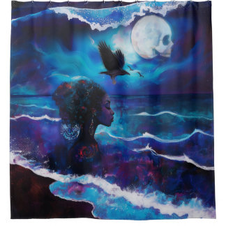 Cortina Para Box Intenção Manifestante Occult Dark Witchy — Arte AI