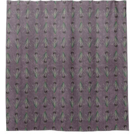 Cortina Para Box Íris Negra em tapeçaria antiga