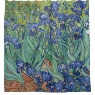 Cortina Para Box Íris, Pintura a óleo floral, Vincent Van Gogh