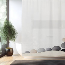 Jardim de Pedras Zen em Aquarela Estilo Japonês