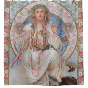 Cortina Para Box Josephine Crane Bradley como Lavia por Alphonse Mu