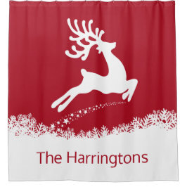 Cortina Para Box Jumping Reindet nome personalizado cortina do chá