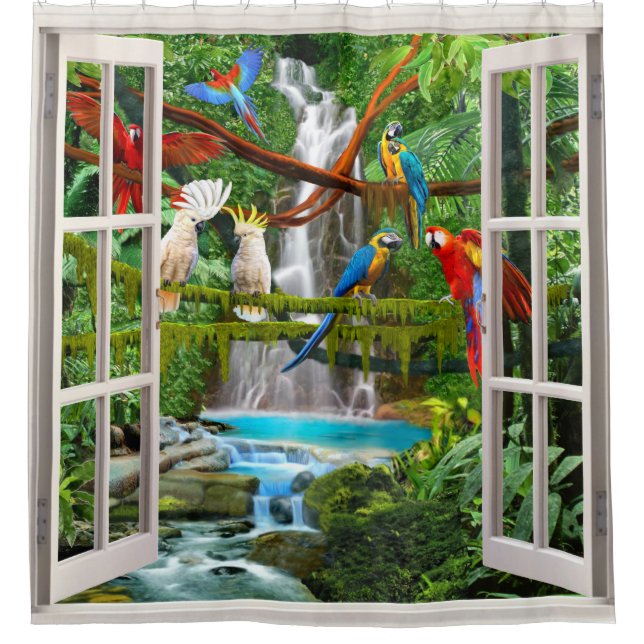 CORTINA PARA BOX JUNGLE ENCANTADA (Frente)