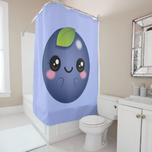 Cortina Para Box Kawaii Blueberry