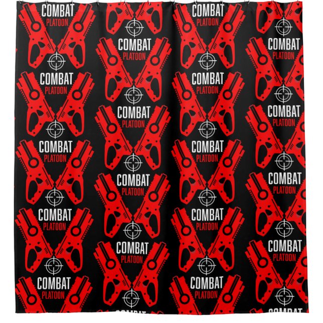 Cortina Para Box Kids Toy Gun Batalha Natal (Frente)