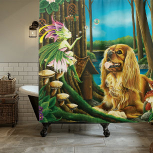 Cortina Para Box King Charles Spaniel & Sprite