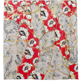 Cortina Para Box Kintsugi japonês.