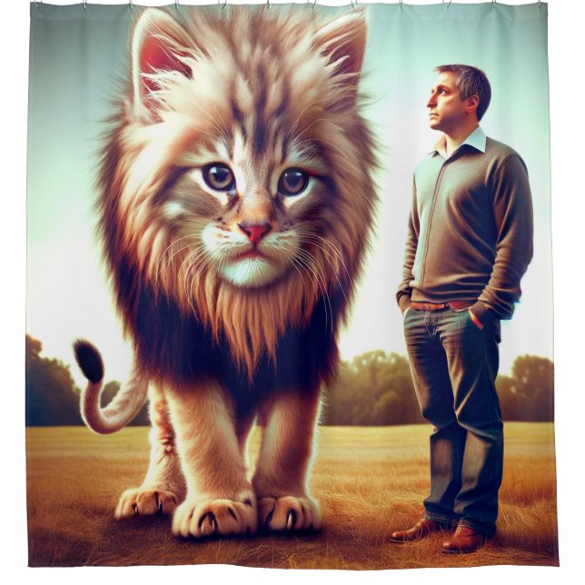 Cortina Para Box Kitten Art (Frente)